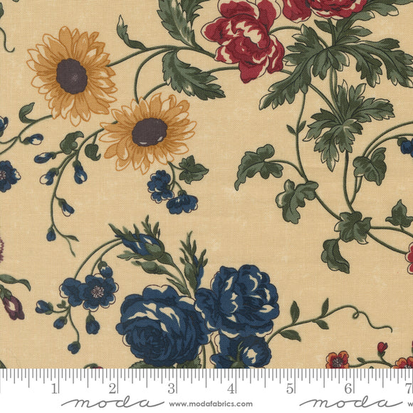 Daisy Lane My Garden Dandelion Multi for Moda 9760 11 - PRICE PER 1/2 YARD