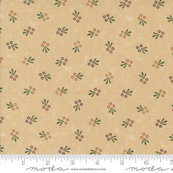 Daisy Lane Trio of Blooms Dandelion Multi for Moda 9761 11 - PRICE PER 1/2 YARD