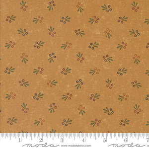 Daisy Lane Trio of Blooms Sunflowerfor Moda 9761 12 - PRICE PER 1/2 YARD