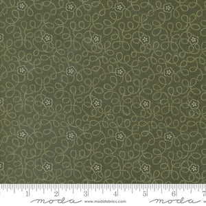 Daisy Lane Petal Path Leaf for Moda 9762 15 - PRICE PER 1/2 YARD