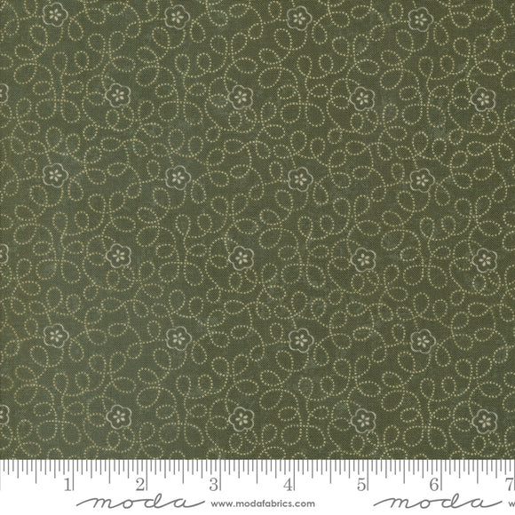 Daisy Lane Petal Path Leaf for Moda 9762 15 - PRICE PER 1/2 YARD