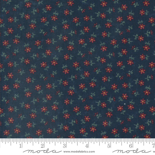 Daisy Lane Daisy Florals Bluebell for Moda 9763 14 - PRICE PER 1/2 YARD