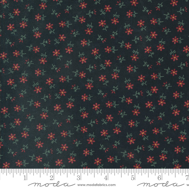 Daisy Lane Daisy Florals Mulch for Moda 9763 19 - PRICE PER 1/2 YARD