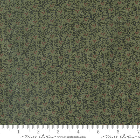 Daisy Lane Berries Blenders Leaf for Moda 9764 15 - PRICE PER 1/2 YARD