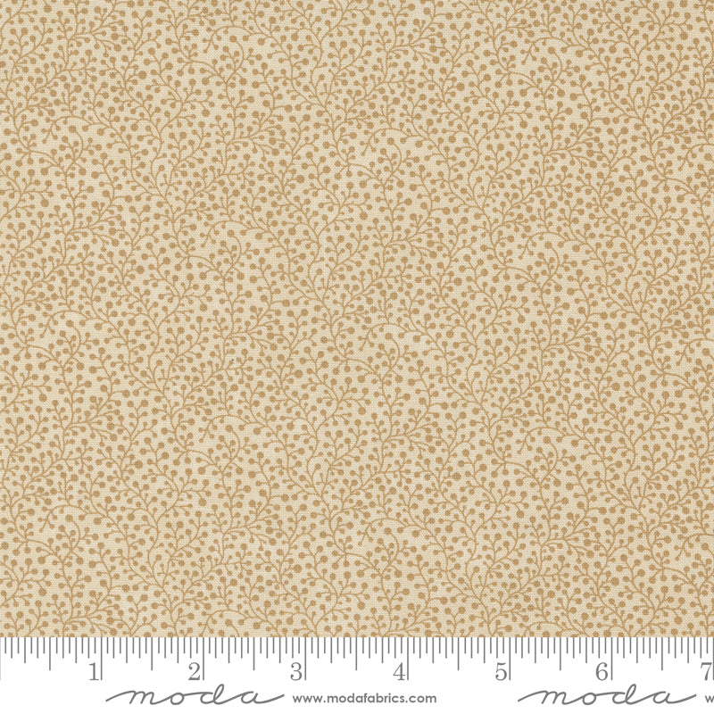 KT Favorites Background Faded Vines Dandelion for Moda 9779 11 - PRICE PER 1/2 YARD