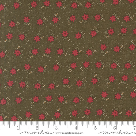A Vintage Christmas Green Yardage for Moda 9782 15 - PRICE PER 1/2 YARD