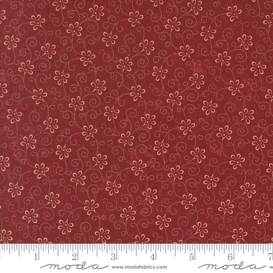 A Vintage Christmas Red Yardage for Moda 9788 13 - PRICE PER 1/2 YARD