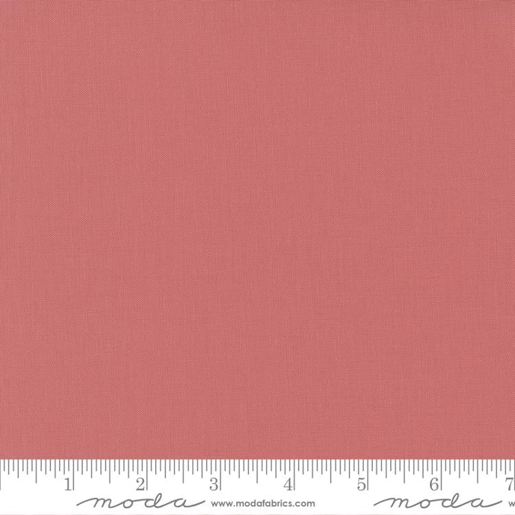 Bella Solids Coral Rose Yardage by Moda 9900-319- PRICE PER 1/2 YARD