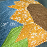 Sunflower Pillow - Made by Janette