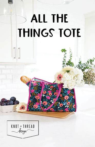All The Things Tote Paper Pattern by Knot & Thread Design