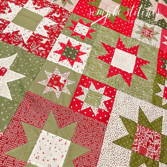 Christmas Scrappy Seasons Quilt Kit