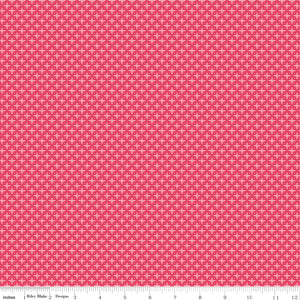 Flora No. 6 Geometric Raspberry Yardage for RBD-C14464- RASPBERRY - PRICE PER 1/2 YARD