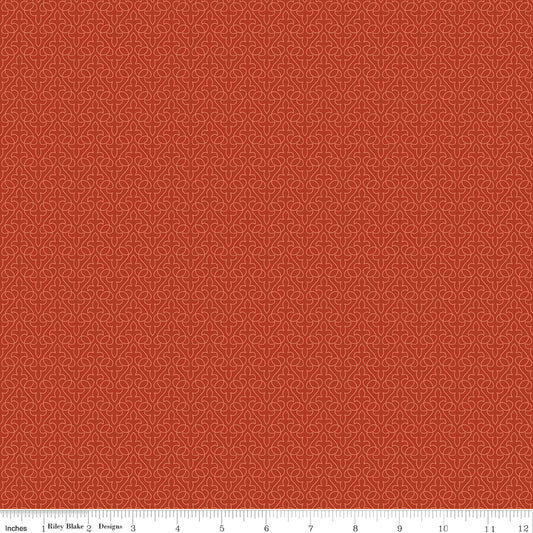 Little Witch Lace Pumpkin Ydg for RBD C14565 PUMPKIN - PRICE PER 1/2 YARD