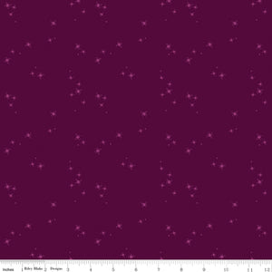 Little Witch Spider Dots Purple Ydg for RBD C14566 PURPLE- PRICE PER 1/2 YARD