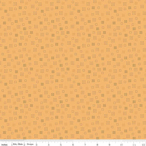 Autumn Squared Marigold Yardage by Lori Holt for RBD-C14653 MARIGOLD - PRICE PER 1/2 YARD