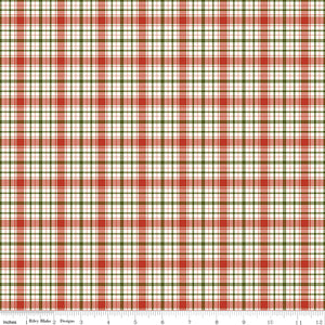 Christmas Is in Town Plaid Multi Ydg for RBD C14746 MULTI - PRICE PER 1/2 YARD