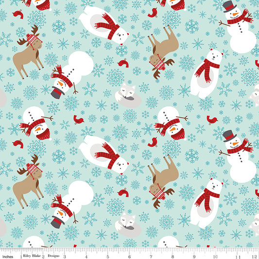 A Perfect Winter Main Powder Yardage for Riley Blake Designs-C17990-POWDER- PRICE PER 1/2 YARD