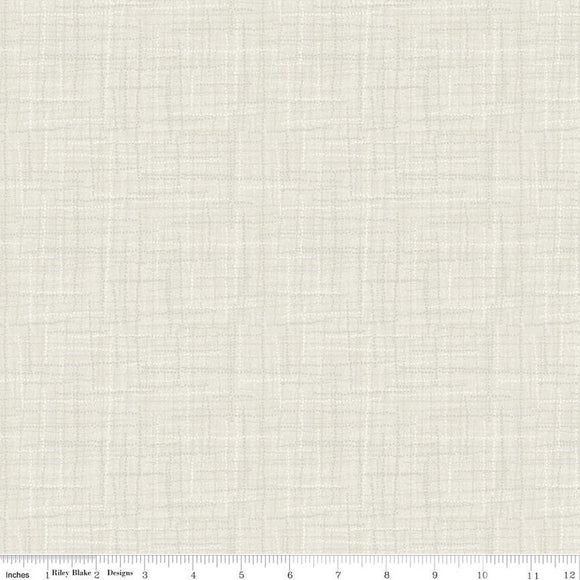 Grasscloth Cottons Pearl Yardage for RBD-C780 PEARL - PRICE PER 1/2 YARD