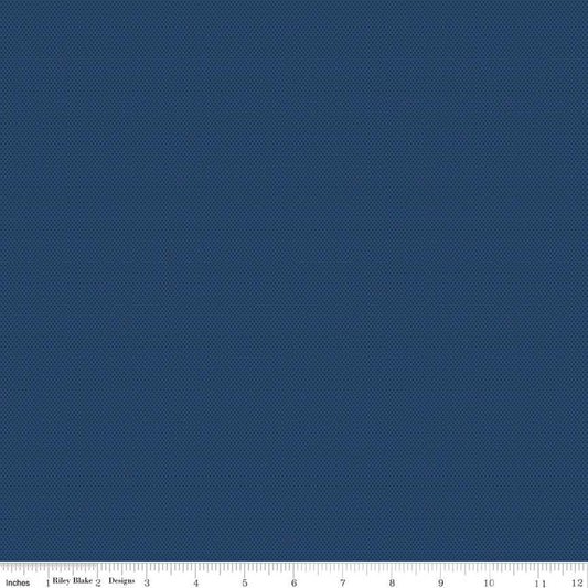 POParazzi In Color Navy Ydg for RBD C805-NAVY - PRICE PER 1/2 YARD