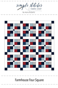 Farmhouse Four Square Pattern