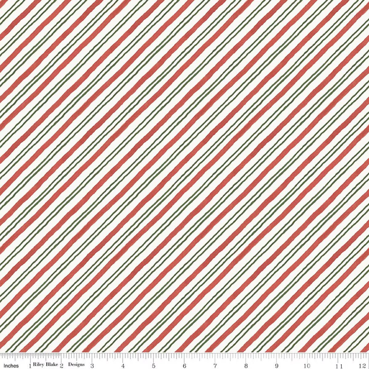 Holiday Spirit Stripes Multi for Riley Blake -C17465-MULTI - PRICE PER 1/2 YARD