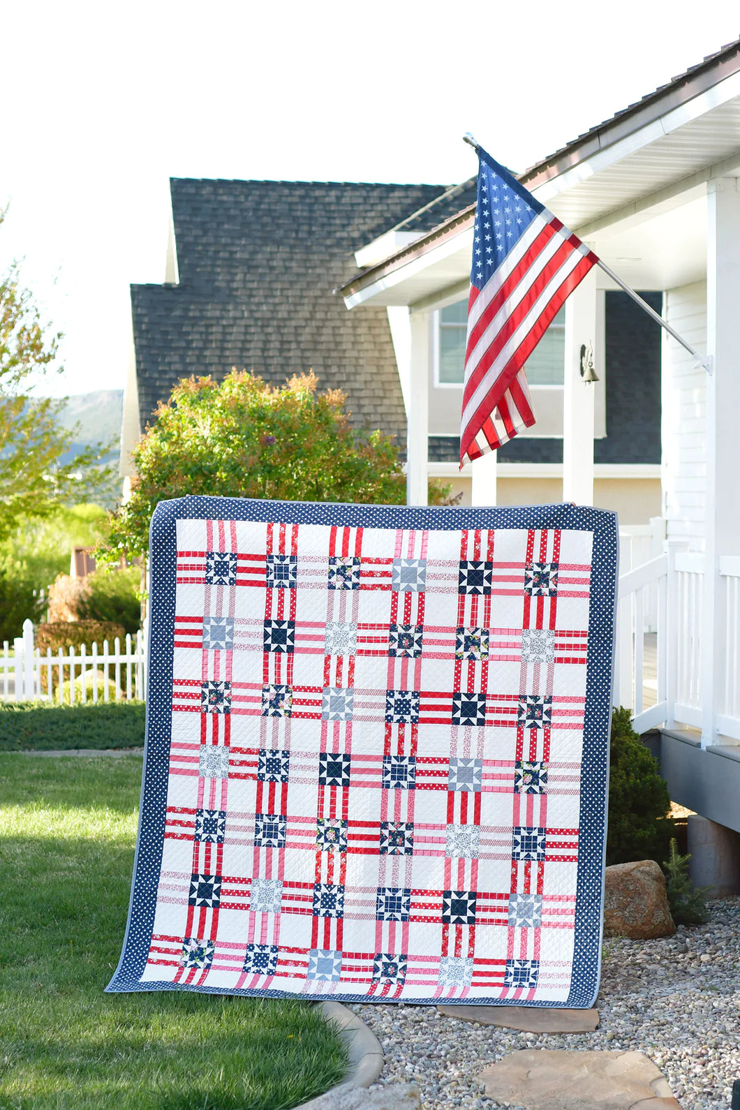Stars and Stripes 2 Paper Pattern by Camille Roskelley No I