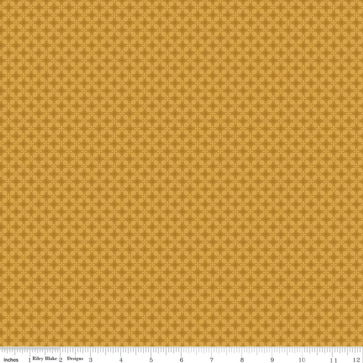 Bountiful Geometric Gold Yardage by Sand Gervais for RBD-C17867-GOLD- PRICE PER 1/2 YARD