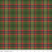 More Christmas Wishes Lumberjack Green Yardage by RBD for Riley Blake Designs - CD16558-GREEN - PRICE PER 1/2 YARD
