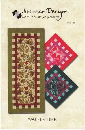 Waffle Time Paper Pattern by Atkinson Design