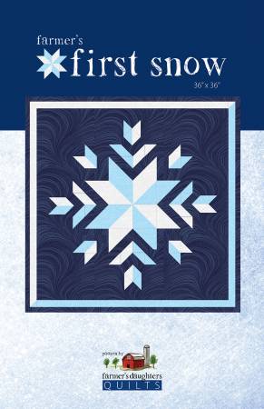 Farmer's First Snow - White Background