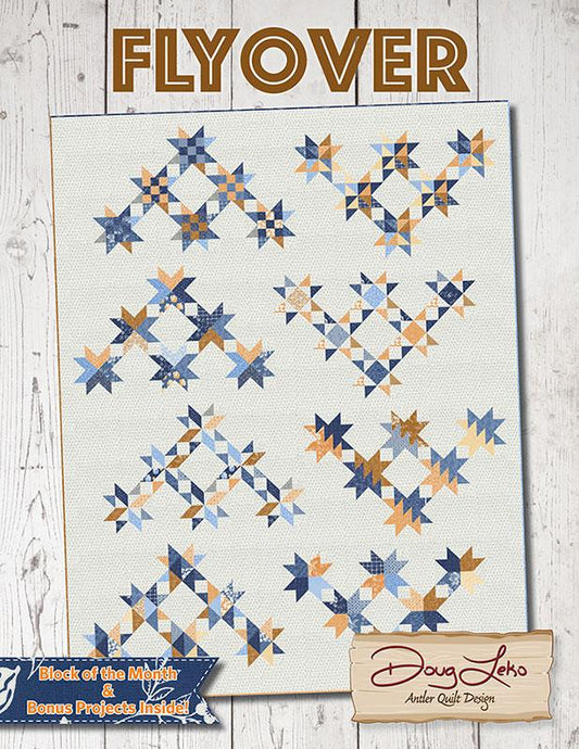 Flyover Block of the Month Book by Antler Quilt Design
