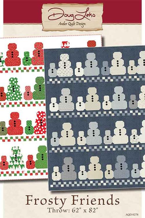 Frosty Friends Quilt Paper Pattern by Antler Quilt Design