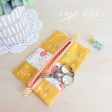 Golden Butterfly Flat Sack - made by Meg