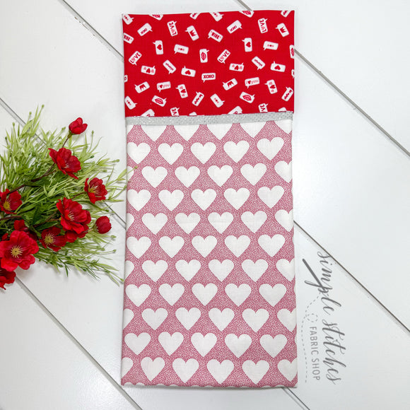 Big Heart Standard Pillowcase Kit with Free Pattern