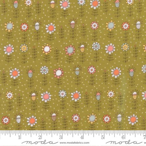 Lucky Bloom Grass Yardage for Moda - 55701 16 - PRICE PER 1/2 YARD