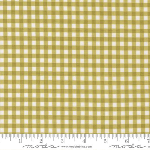 Lucky Gingham Grass Yardage for Moda - 55707 16 - PRICE PER 1/2 YARD