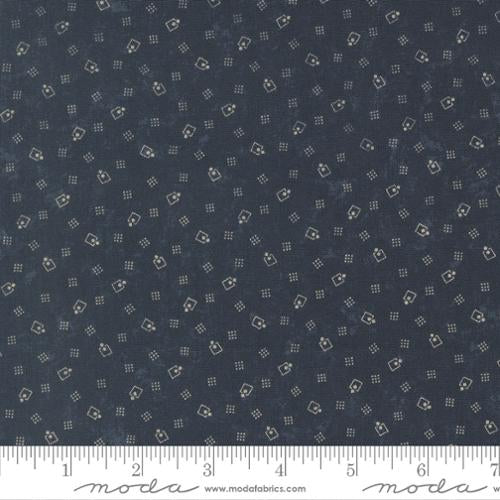 Bluebirds Nest Blue Yardage for Moda - 9804 14 - PRICE PER 1/2 YARD