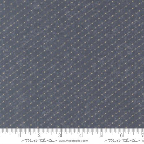 Bluebirds Nest Mid Blue Yardage for Moda - 9807 34 - PRICE PER 1/2 YARD