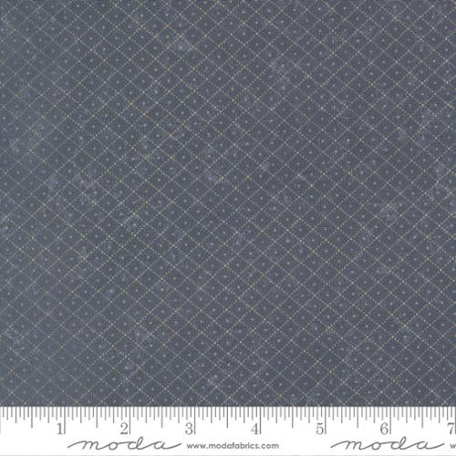 Bluebirds Nest Mid Blue Yardage for Moda - 9808 34 - PRICE PER 1/2 YARD