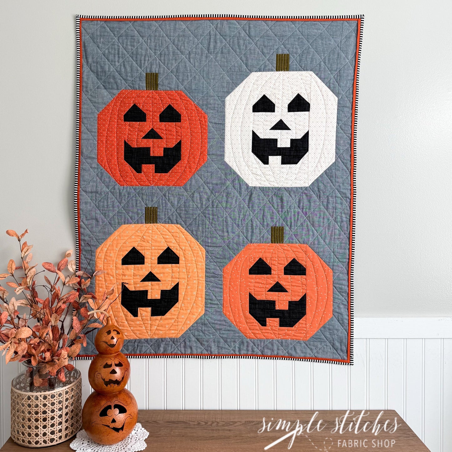 Jack O’Lantern Wall Hanging - made by Meg