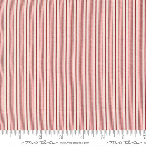 American Gatherings III Cloud Crimson Yardage for Moda - 49321 23 - PRICE PER 1/2 YARD