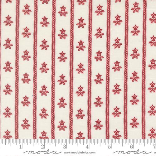 American Gatherings III Cloud Crimson Yardage for Moda - 49322 23 - PRICE PER 1/2 YARD