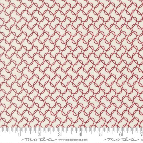 American Gatherings III Cloud Crimson Yardage for Moda - 49323 23 - PRICE PER 1/2 YARD
