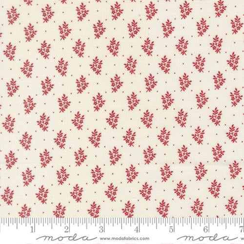 American Gatherings III Cloud Crimson Yardage for Moda - 49327 23 - PRICE PER 1/2 YARD
