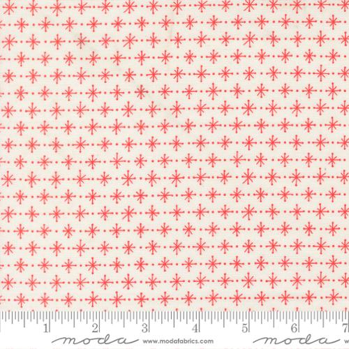Rosie Whipped Cream Strawberry Yardage for Moda - 35422 24 - PRICE PER 1/2 YARD