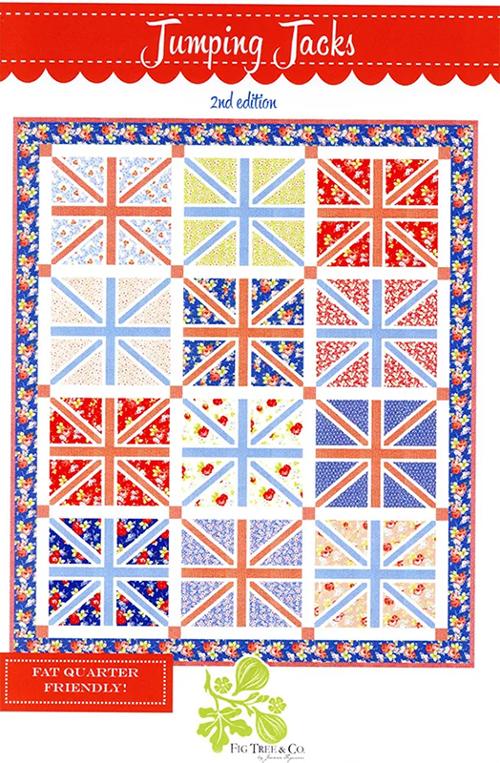 Jumping Jacks Paper Pattern by Fig Tree Quilts