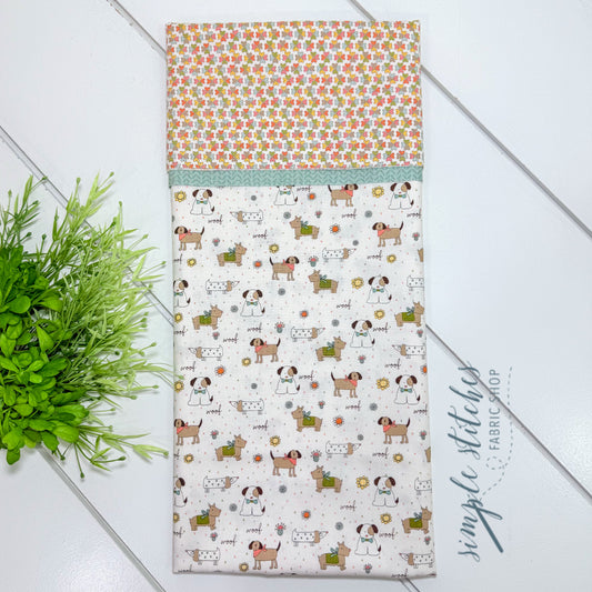 Lucky Dog Standard Pillowcase Kit with Free Pattern