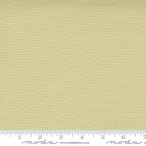 Buttercup & Slate Honeycomb Dots Sprig Ydg for Moda -29158 15- PRICE PER 1/2 YARD