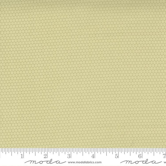Buttercup & Slate Honeycomb Dots Sprig Ydg for Moda -29158 15- PRICE PER 1/2 YARD