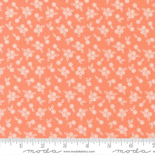 Pastel Prairie Coral Yardage for Moda - 31788 33 - PRICE PER 1/2 YARD